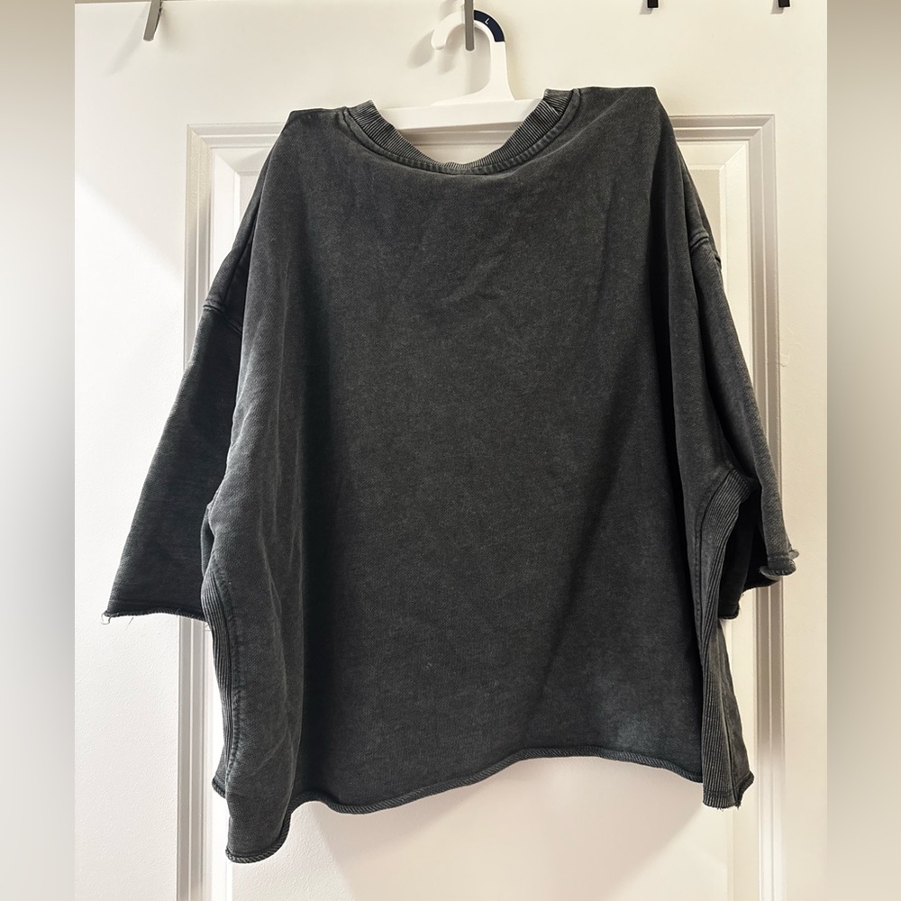 Zara Charcoal Gray Shirt